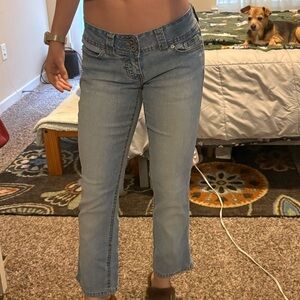 Angels Light Blue Low Rise Women's Jeans